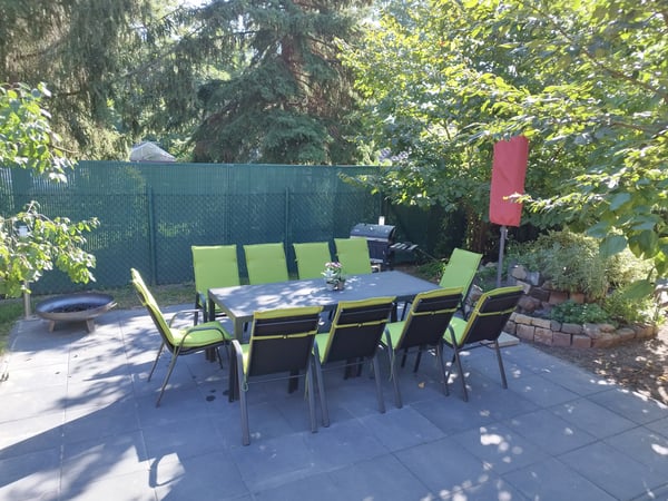 Sitzecke mit Grill
